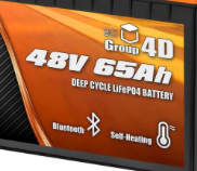 48V 65AH LiFePO4 Lithium Battery
