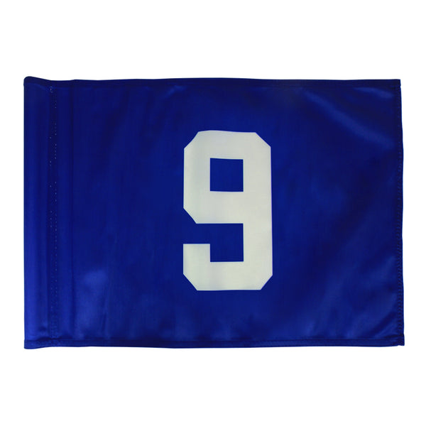 Numbered Flags Blue