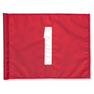 Numbered Flags Red - Dupont Solarmax Nylon - 200 Denier