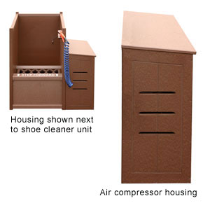 Air Compressor Housing for Deluxe Compressed Air Shoe Cleaner