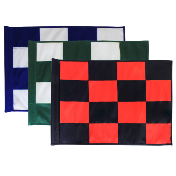 Oversize Driving Range Flags - Checkered Colors