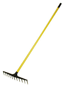 Economy Bunker Rake - Wood Handle