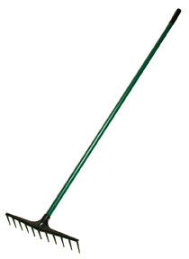 Economy Bunker Rake - Wood Handle