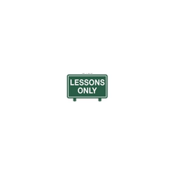 Fairway Sign - 15"x9" - Lessons Only