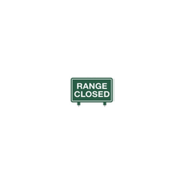 Fairway Sign - 15"x9" - Range Closed