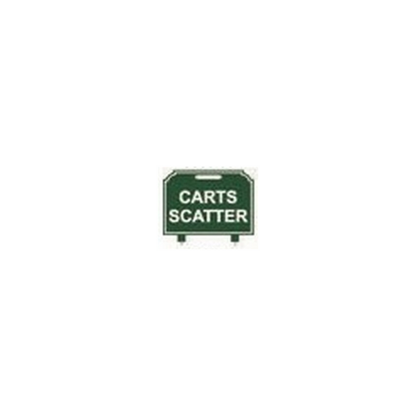 Fairway Sign - 12"x10" - Carts Scatter