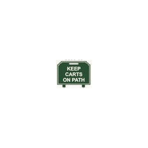 Fairway Sign - 12"x10" - Keep Carts On Path