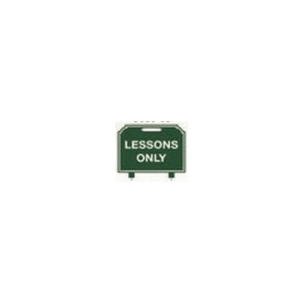 Fairway Sign - 12"x10" - Lessons Only