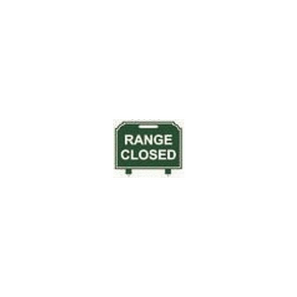 Fairway Sign - 12"x10" - Range Closed