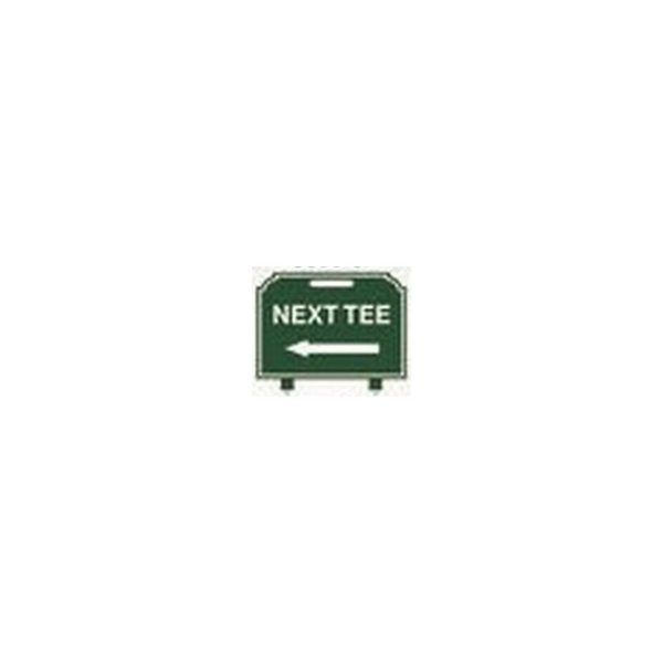 Fairway Sign - 12"x10" - Next Tee Left Arrow