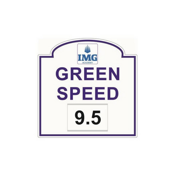 Green Speed Sign