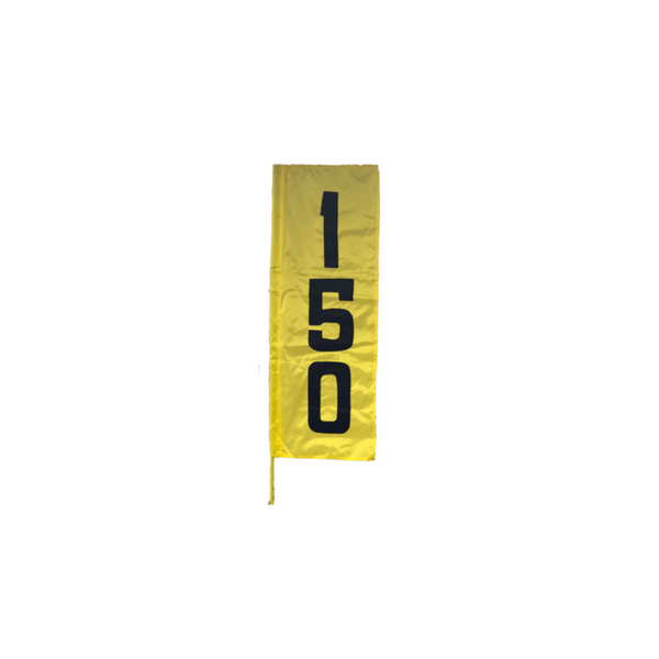 Vertical Nylon Range Banner - Yellow