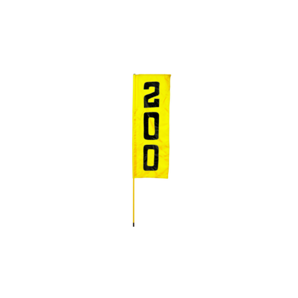 Vertical Nylon Range Banner - Yellow