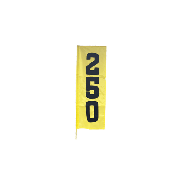 Vertical Nylon Range Banner - Yellow