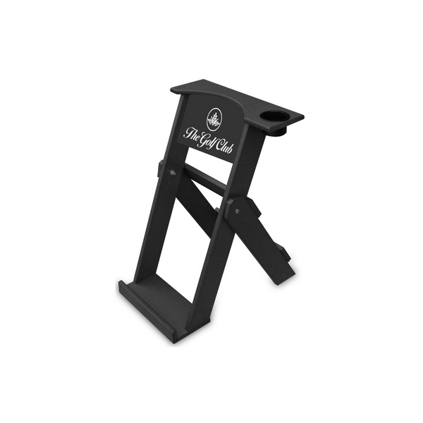 Folding Bag Stand With Cup Holder & Logo