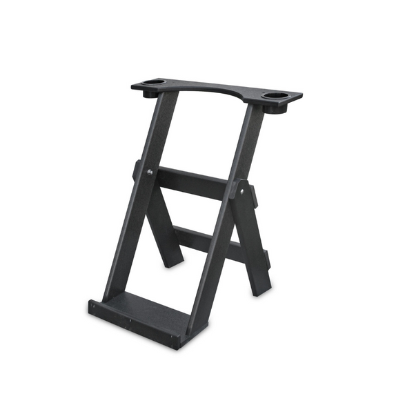 Folding Bag Stand With Two Cup Holders