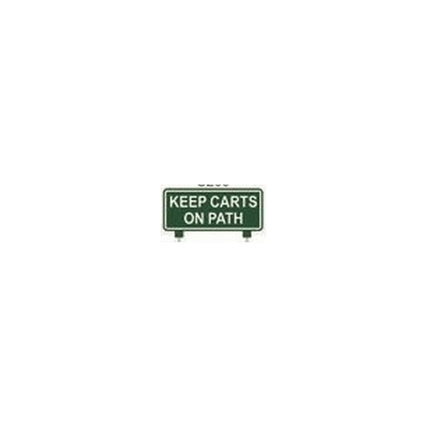 Fairway Sign - 12"x6" - Keep Carts On Path