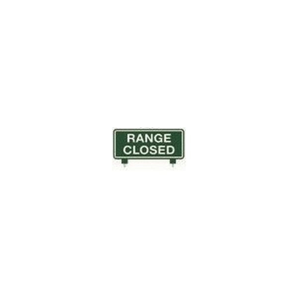 Fairway Sign - 12"x6" - Range Closed