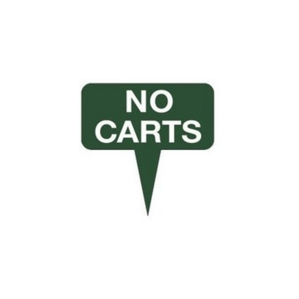 Fairway Sign - 10"x10" - No Carts