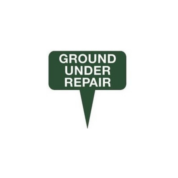 Fairway Sign - 10"x10" - Ground Under Repair