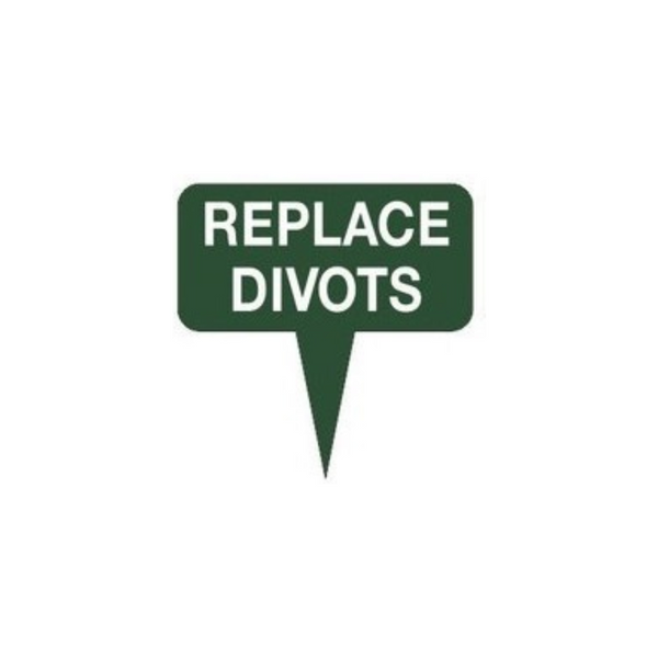 Fairway Sign - 10"x10" - Replace Divots