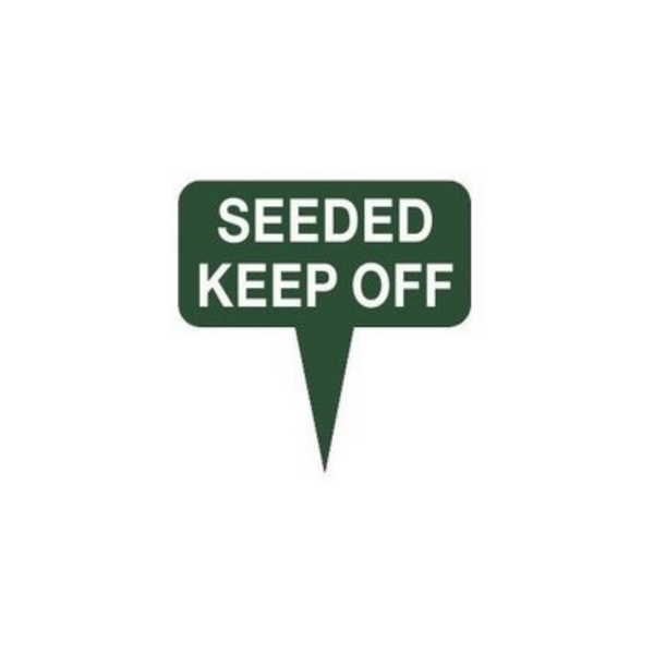 Fairway Sign - 10"x10" - Seeded Keep Off