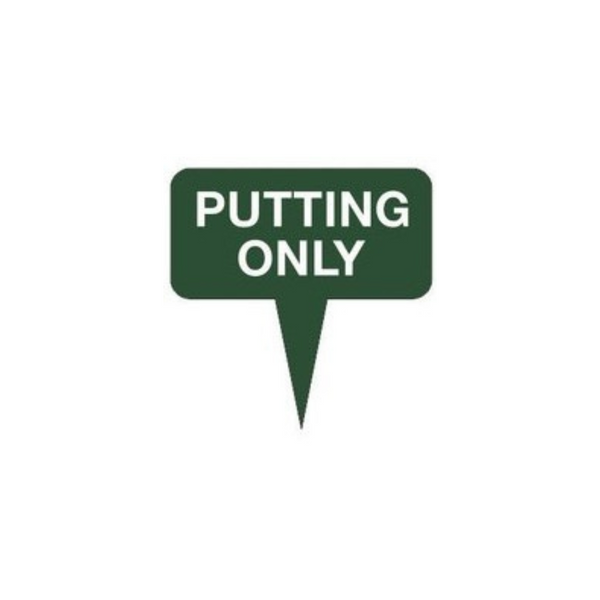 Fairway Sign - 10"x10" - Putting Only