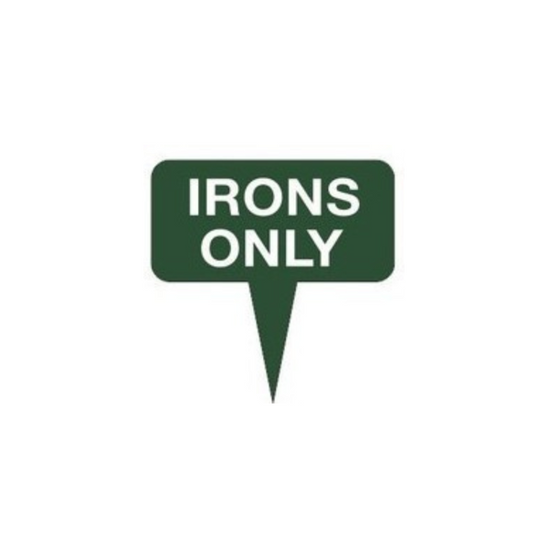 Fairway Sign - 10"x10" - Irons Only