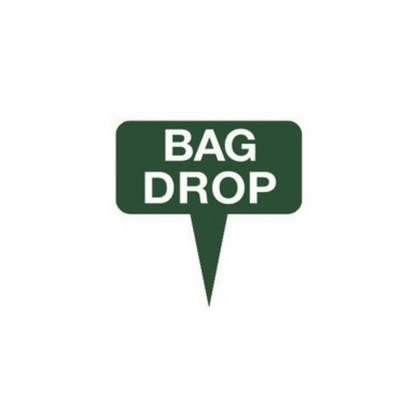 Fairway Sign - 10"x10" - Bag Drop