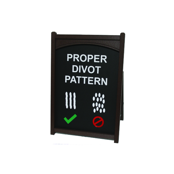 Proper Divot Pattern Easel With 2"x2" Frame